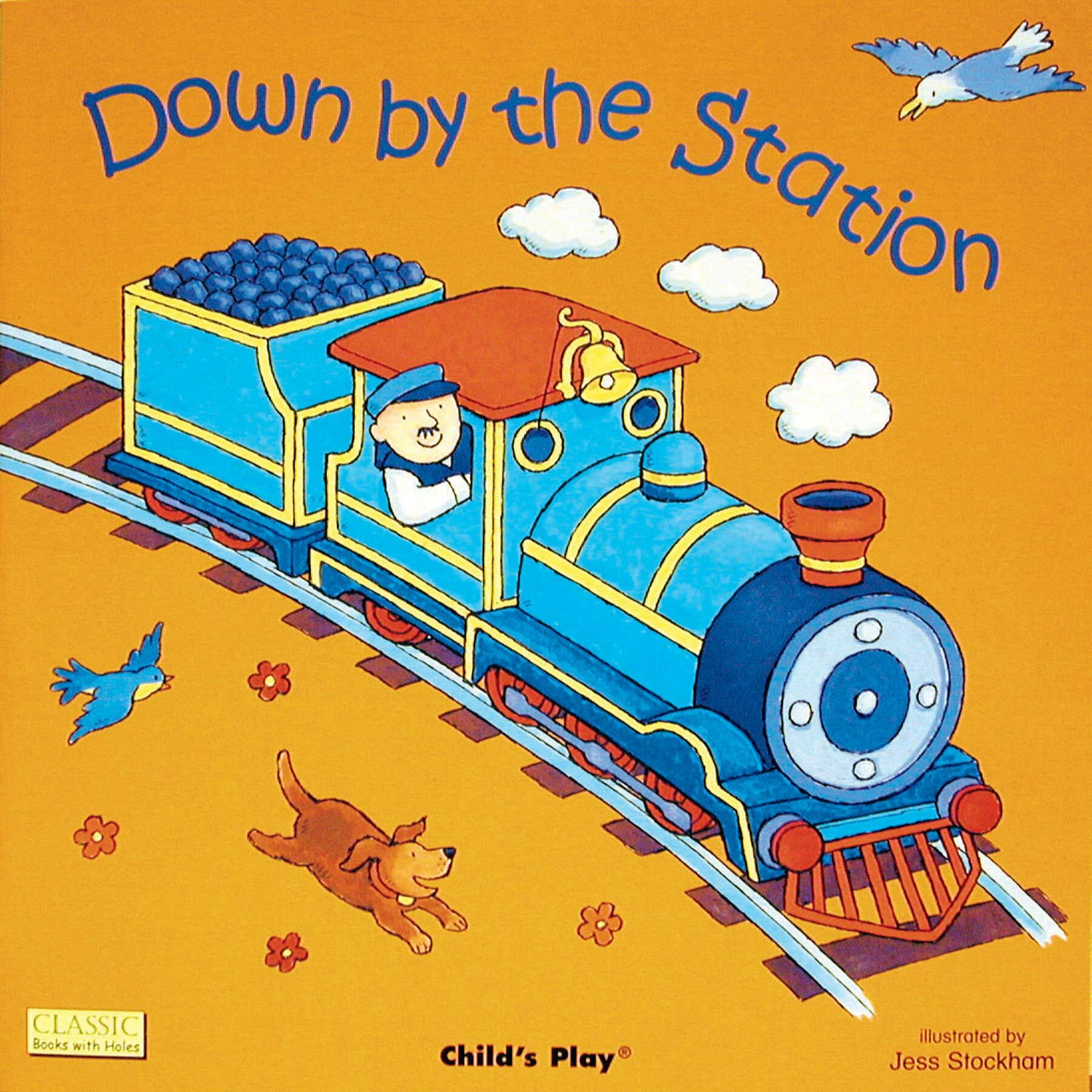 노부영 마더구스 세이펜 Down by the Station (Paperback)