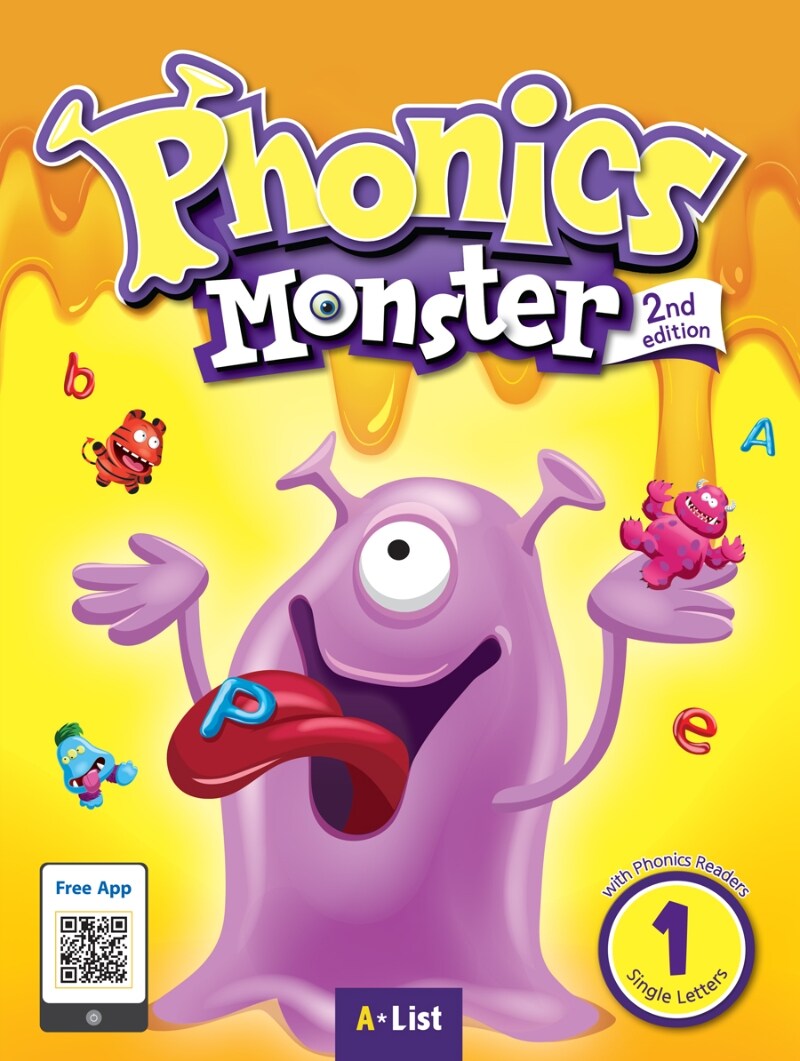 [중고] Phonics Monster 1 : Student Book (Phonics Readers + Board Game + App QR, 2nd Edition)