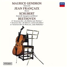 슈베르트: 아르페지오네 소나타 / 베토벤: 첼로를 위한 변주곡 [180g LP 게이트폴드 한정반]