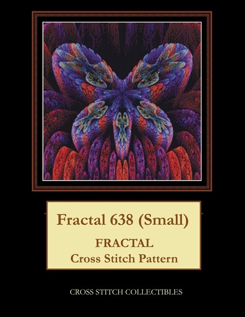 Fractal 638 (Small): Fractal Cross Stitch Pattern (Paperback)