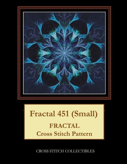 Fractal 451 (Small): Fractal Cross Stitch Pattern (Paperback)