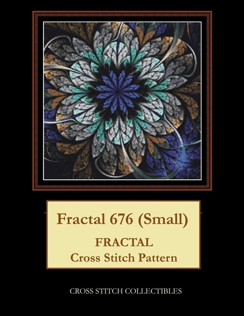 Fractal 676 (Small): Fractal Cross Stitch Pattern (Paperback)