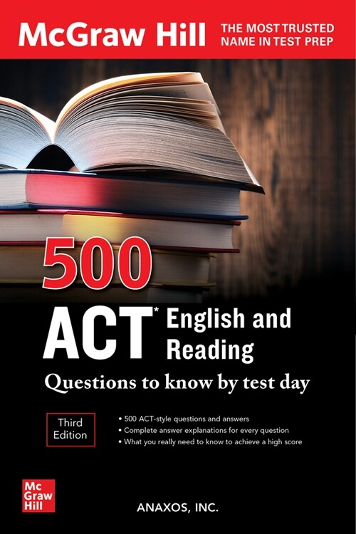 500 ACT English and Reading Questions to Know by Test Day, Third Edition (Paperback, 3)