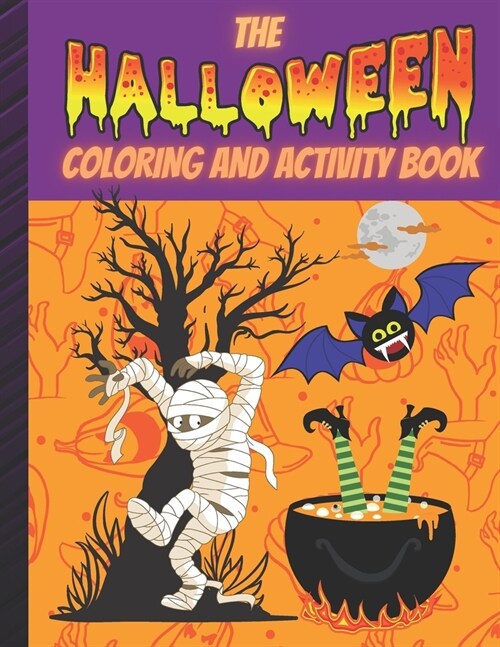 Halloween: Kids Coloring and Activity Book (Paperback)