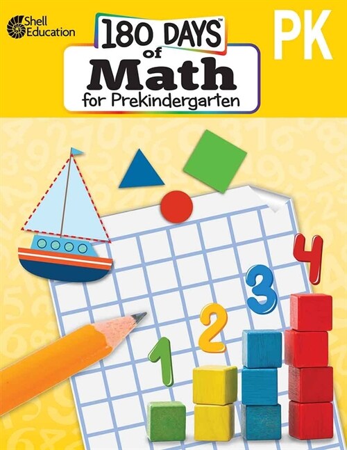 180 Days of Math for Prekindergarten (Paperback)