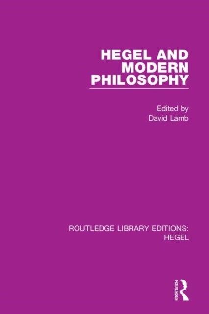 Hegel and Modern Philosophy (Paperback, 1)