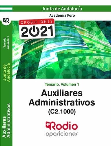 AUXILIARES ADMINISTRATIVOS C2. 1000 TEMARIO VOLUME (Hardcover)