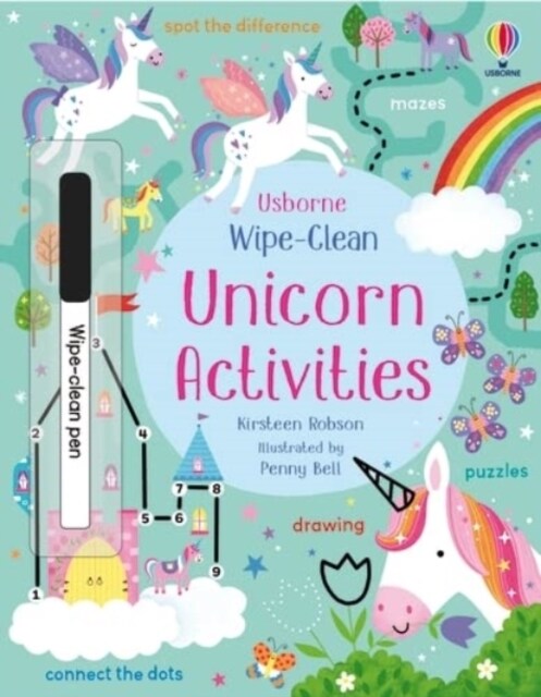 Wipe-Clean Unicorn Activities (Paperback)