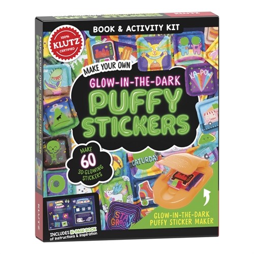 Make Your Own Glow-In-The-Dark Puffy Stickers (Other)