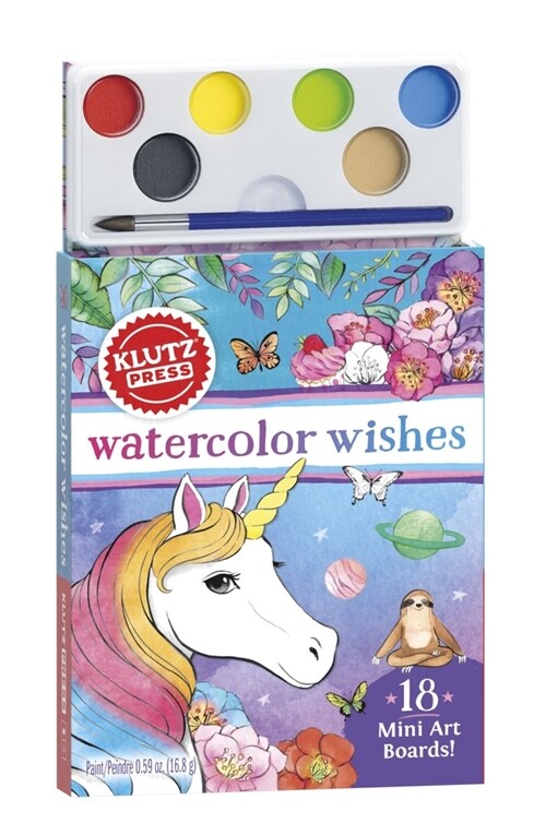 Watercolor Wishes Postcard Kit [With Paint] (Other)