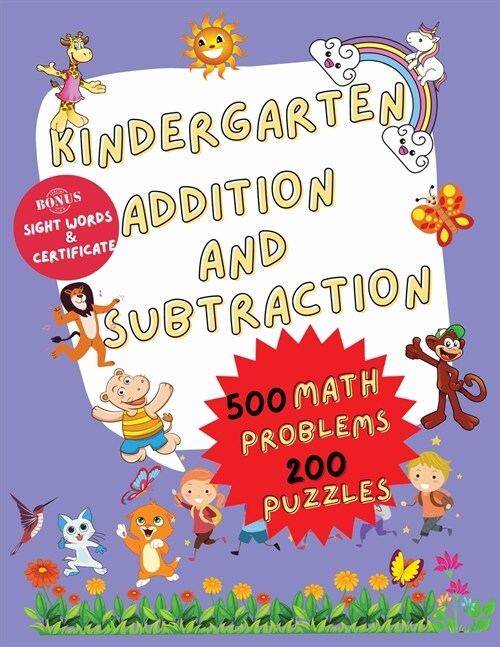 Kindergarten Math Addition and Subtraction: Math Helper Series (Paperback)