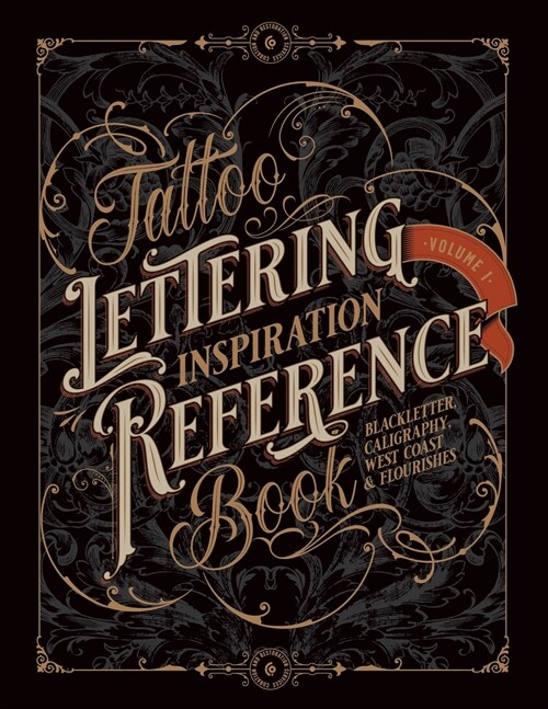 Tattoo Lettering Inspiration Reference Book (Paperback)