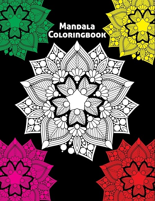 Mandala Coloring Book: Medium Mandala Coloring Books For Adult, Beautiful and Relaxing Mandalas for Stress Relief and Relaxation. (Paperback)