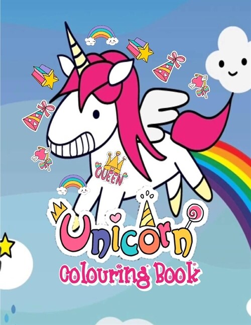 Unicorn Coloring Book for kids: For Kids Ages 4-8, UNICORN Coloring Books For Kids Girls Kids Coloring Book Gift (Paperback)