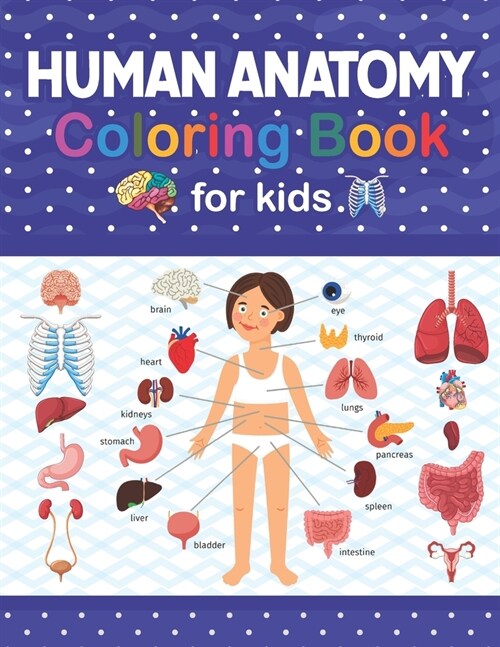 Human Anatomy Coloring Book For Kids: Incredibly Detailed Self-Test Human Anatomy Coloring Book for Anatomy Students. Great Book For Learn and Underst (Paperback)