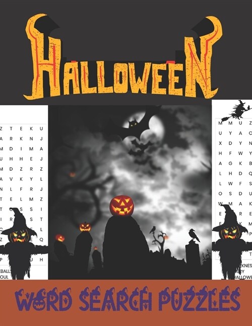Halloween Word Search Puzzles: Halloween themed word search / 50 Halloween puzzles Book / halloween word search / Halloween Puzzles Book-9 (Paperback)