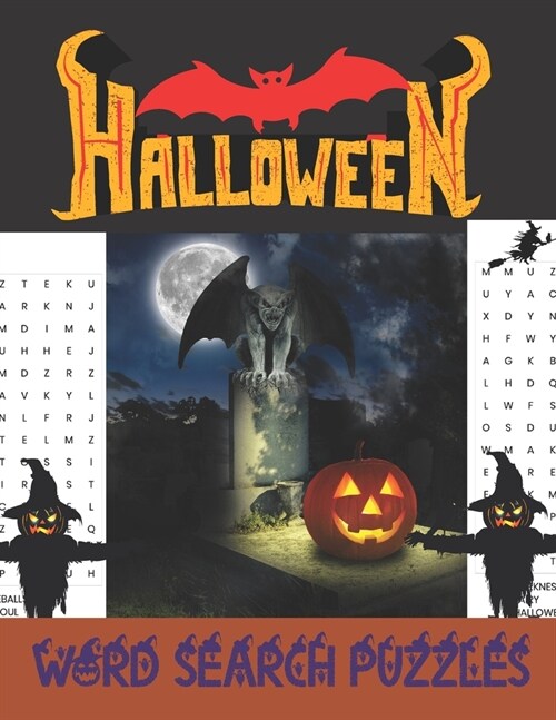 Halloween Word Search Puzzles: Halloween themed word search / 50 Halloween puzzles Book / halloween word search / Halloween Puzzles Book-10 (Paperback)