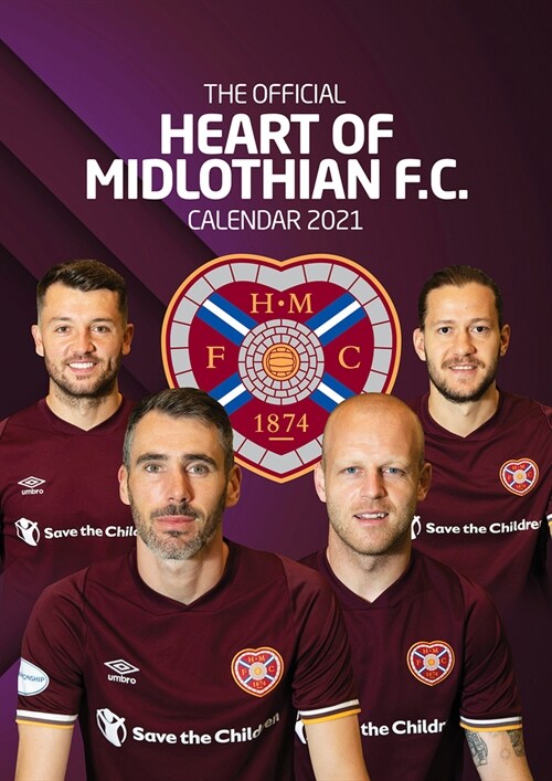 The Official Heart of Midlothian FC Calendar 2022 (Spiral)