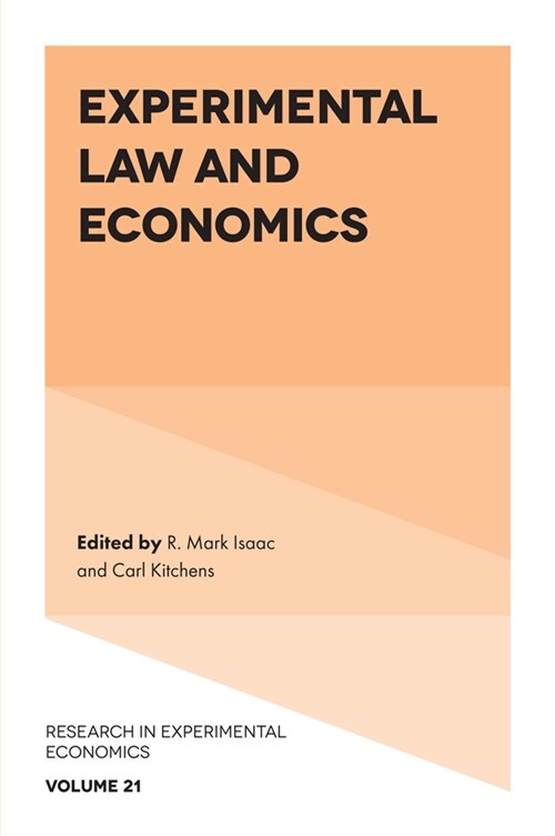 Experimental Law and Economics (Hardcover)