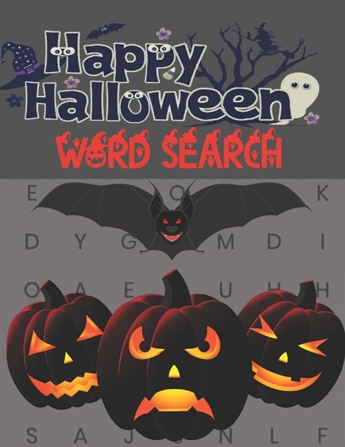 Halloween Word Search: 50 Halloween themed word search / Halloween word search for adults (Paperback)
