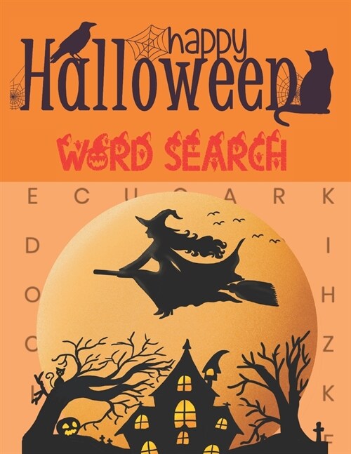 Halloween Word Search: 50 Halloween themed word search / Halloween word search for adults / halloween word game / Halloween Puzzles Book-10 (Paperback)