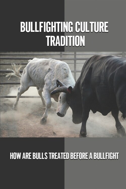 Bullfighting Culture Tradition: How Are Bulls Treated Before A Bullfight: Bullfights In Spain (Paperback)