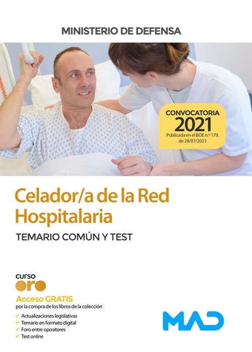 CELADOR/A DE LA RED HOSPITALARIA DEL MINISTERIO DE DEFENSA. (Hardcover)