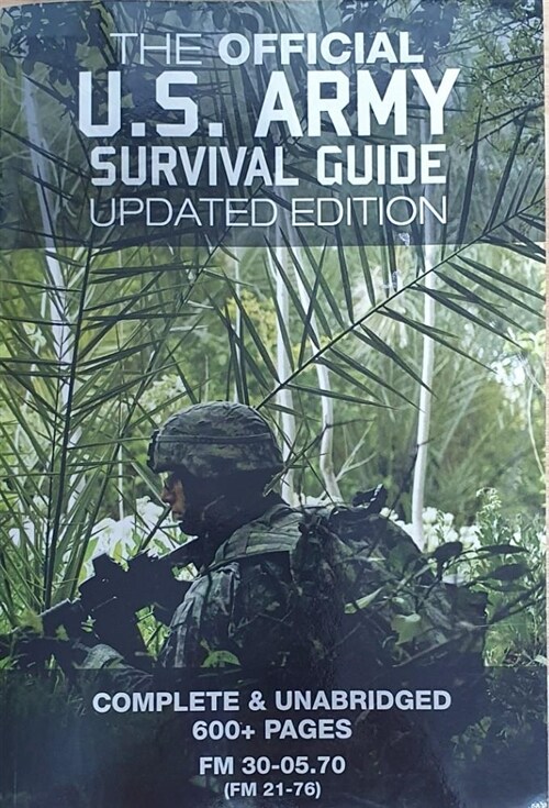 [중고] Field Manual FM 3-05.70 US Army Survival Guide (Paperback)