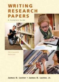 Writing research papers : a complete guide 13th ed