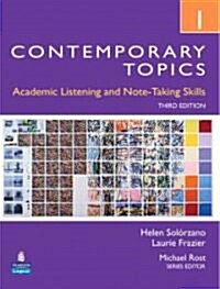 [중고] Contemporary Topics 1 3/E Stbk 235570 (Paperback, 3, Revised)