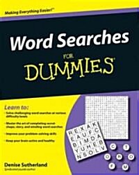 Word Searches for Dummies (Paperback)