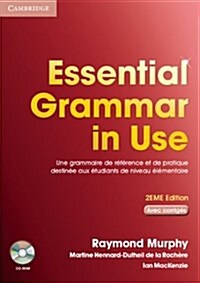 Essential Grammar in Use Student Book with Answers and CD-ROM French Edition (Package, 2 Revised edition)
