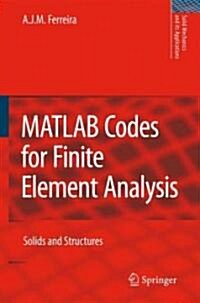 MATLAB Codes for Finite Element Analysis: Solids and Structures (Hardcover)