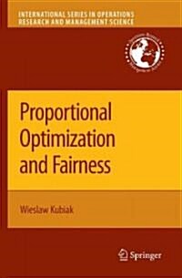 Proportional Optimization and Fairness (Hardcover)