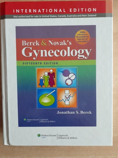 [중고] Berek and Novak‘s Gynecology (Hardcover)