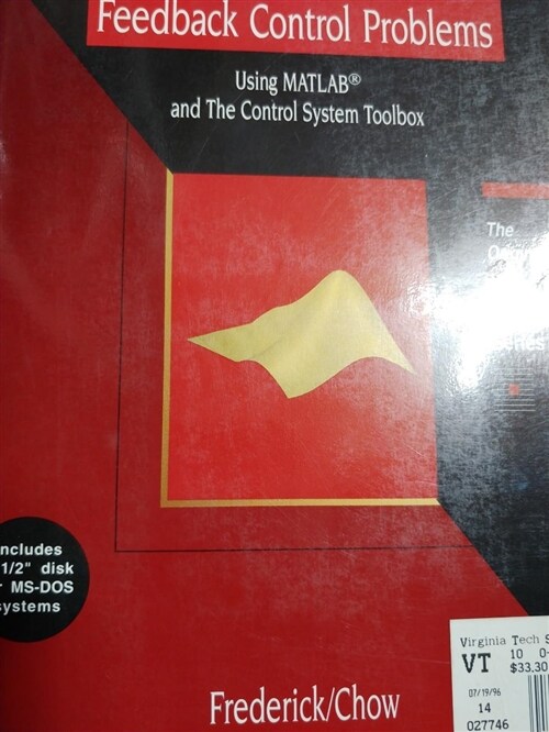 [중고] BookWare Companion Problems Book : Feedback Control Problems Using MATLAB (Paperback)