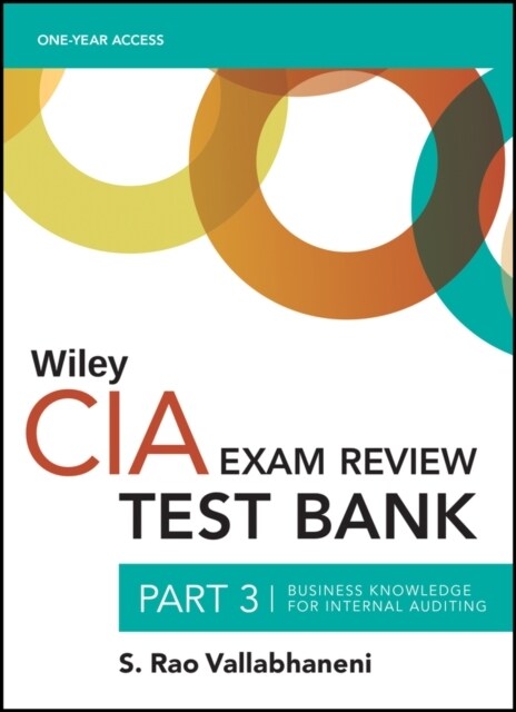 Wiley CIA 2022 Test Bank, Part 3: Business Knowledge for Internal Auditing (1-Year Access) (Paperback)