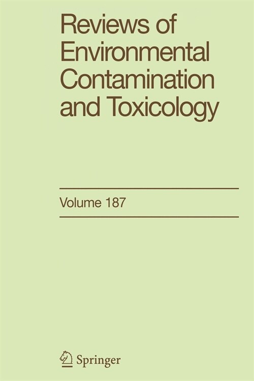 Reviews of Environmental Contamination and Toxicology 164 (Paperback)