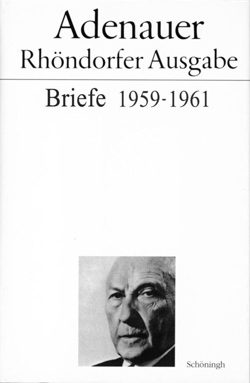 Adenauer Briefe 1959-1961 (Hardcover)