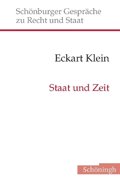 Staat Und Zeit (Hardcover)