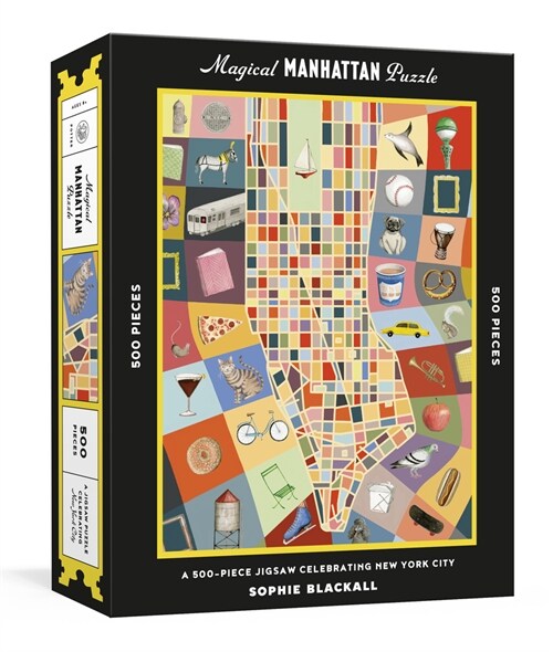 Magical Manhattan Puzzle: A 500-Piece Jigsaw Celebrating New York City: Jigsaw Puzzles for Adults and Kids (Board Games)