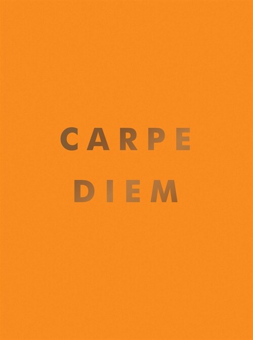 Carpe Diem : Inspirational Quotes and Awesome Affirmations for Seizing the Day (Hardcover)