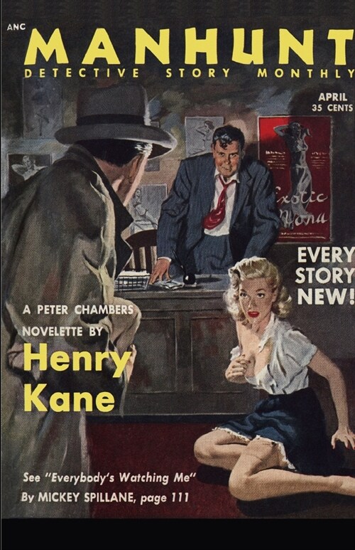 Manhunt, April 1953 (Paperback)