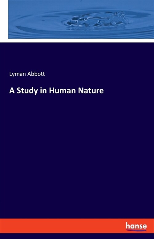 A Study in Human Nature (Paperback)