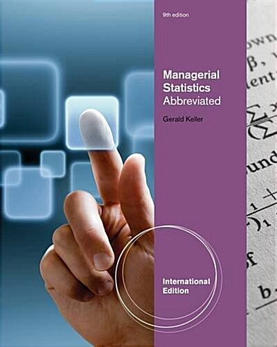 [중고] Managerial Statistics (Hardcover)