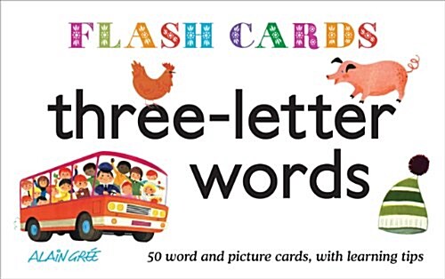 Three–Letter Words – Flash Cards (Paperback)