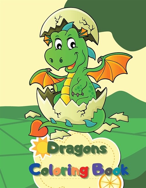 Dragons Coloring Book for Kids (Paperback)