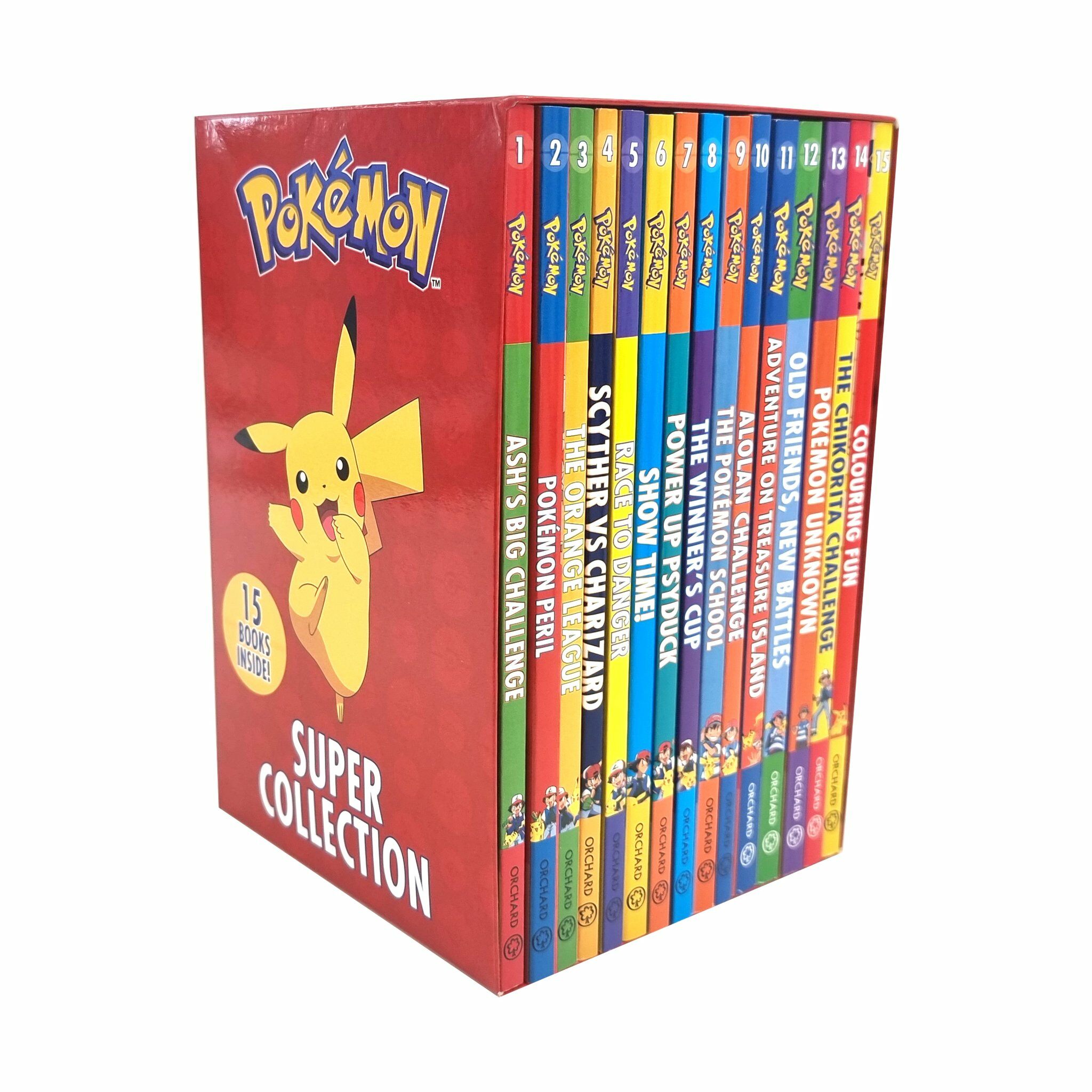 Pokemon Super Collection Series #1-15 Box Set (Paperback 15권)