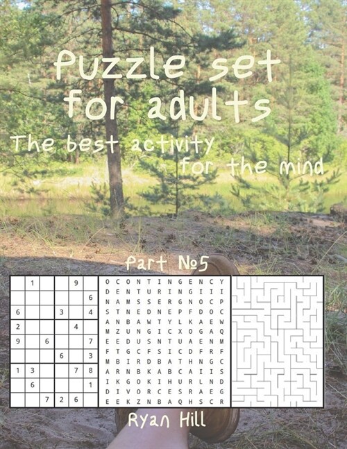 Puzzle set for adults: The best activity for the mind Part _5 (Paperback)