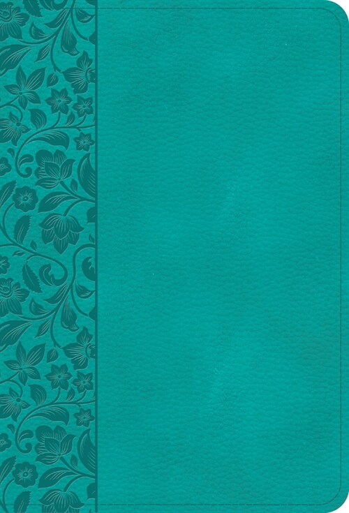 NASB Large Print Compact Reference Bible, Teal Leathertouch (Imitation Leather)